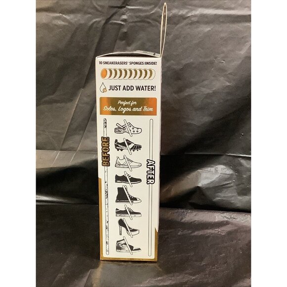 SneakERASERS Dual-Sided Instant Sneaker Cleaner - 10 Pack, Scuff & Stain Remover - Picture 3 of 3